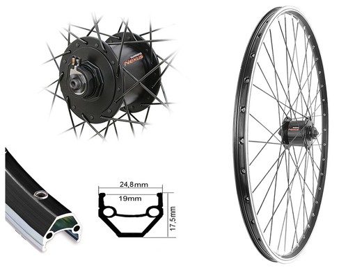 Vorderrad zoll hohlkammer - vorderrad,